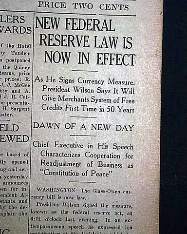 FEDERAL RECERVE ACT,