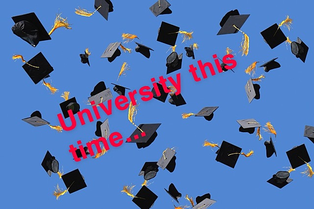 I graduated from university!