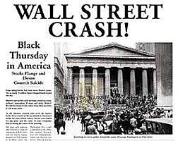 The Crash on Wall Street