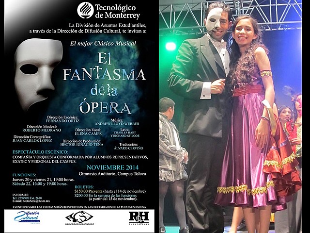 Participacion en "El fantasma de la Ópera"