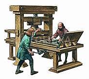 William Caxton establishes the first English printing press