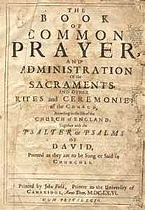 First version of “The Book of Common Prayer” published