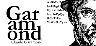 Caligrafía Garamond