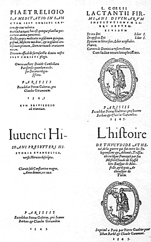 TIPOGRAFÍA GARAMOND