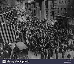 Ostegun beltza New Yorkeko burtsan