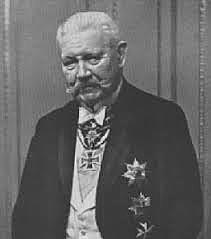 Hindenburg, Weimarko Errepublikako presidente