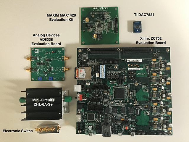 The first prototype of the hardware