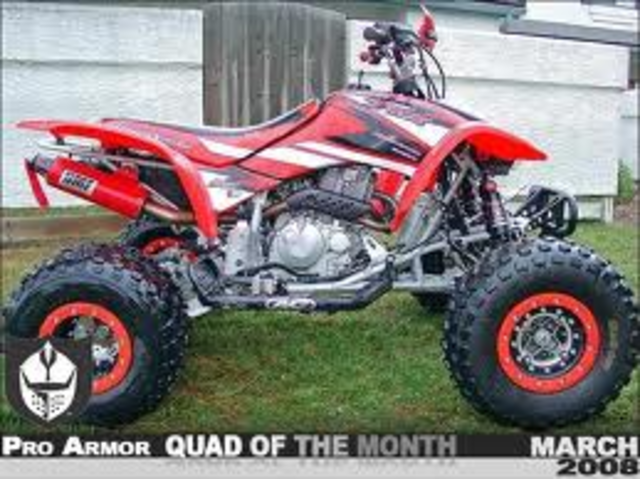 got my first fourwheeler