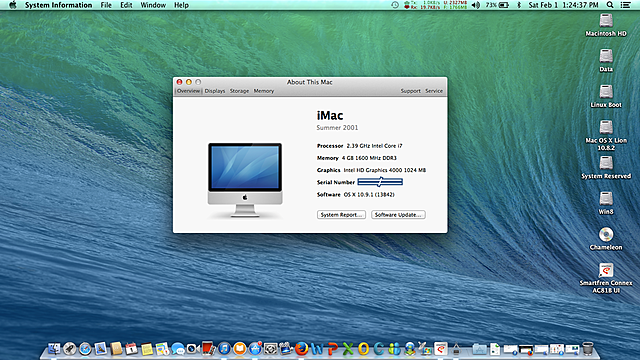 Mac OS X 10.9: "Mavericks"