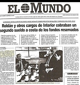 Caso `Fondos reservados´