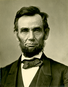 Abraham Lincoln is elected as a Republican President
