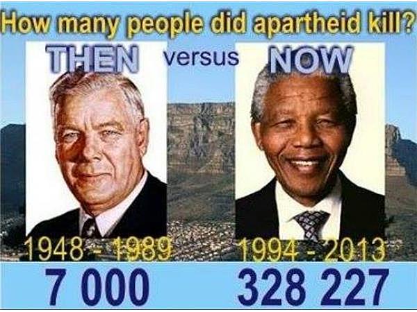het systeem van apartheid verdween