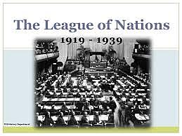 league of nations