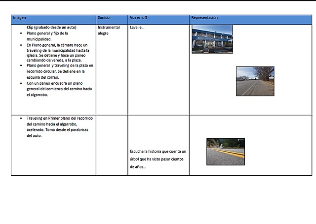 Elaboración y presentación de guión