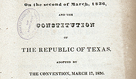 Texas Declared Independence From Mexico