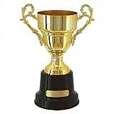 He won his first prize