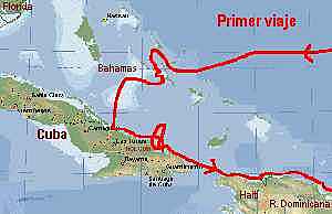 Colón llegó a Cuba.