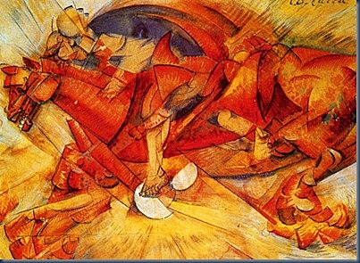 Caballo y jinete - Carlo Carrá