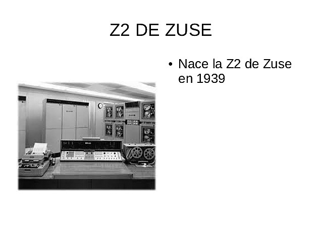 La Zuse Z2: