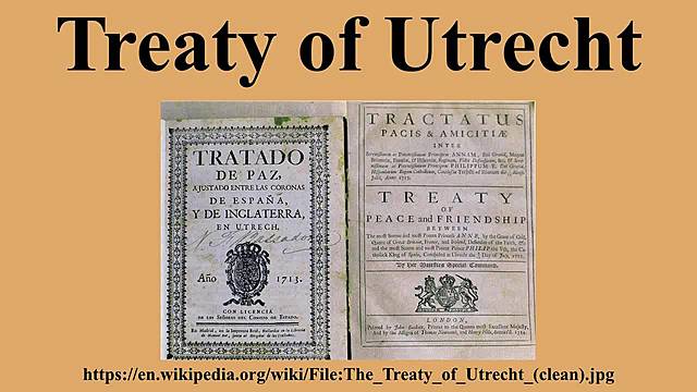 Treaty of Utrecht