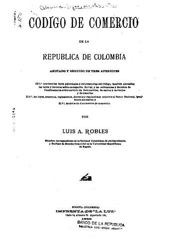 Código de comercio.