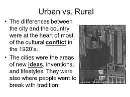 Rural to Urban