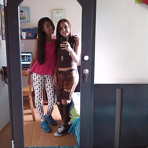 visitando la casa de mi mejor amiga