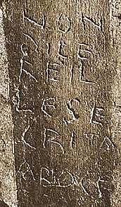 GRAFFITO DELLA CATACOMBA DI COMMODILLA (Roma)