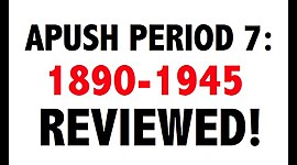 Timeline: APUSH Unit 7 (1890-1945) Part 3