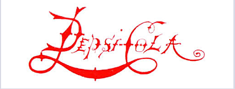 First Pepsi Logo created