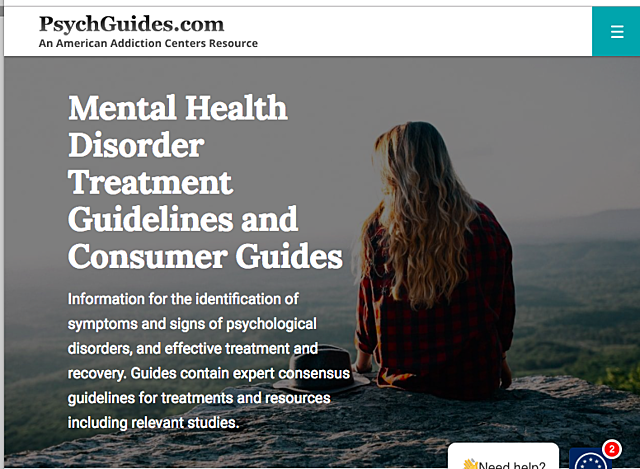 Mental Health disorders, treatments and guidelines