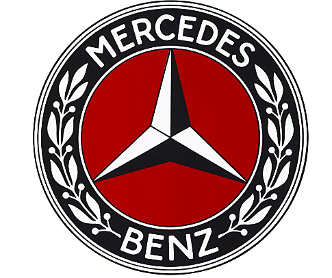 When Mercedes and Benz Merged + made the first logo