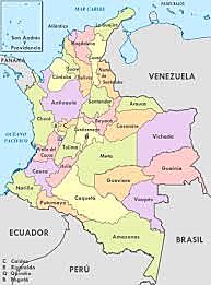 Reorganización mapa político de Colombia