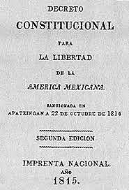 REDACCION DE LA CONSTITUCION DE APATZINGAN