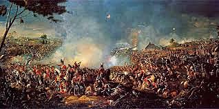 Napoleón es derrotado en la batalla de Waterloo