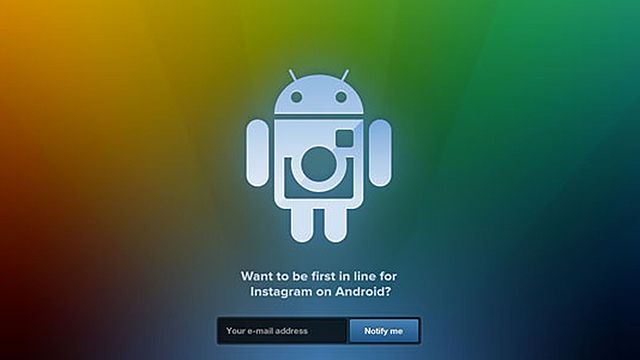 Instagram ahora también para Android