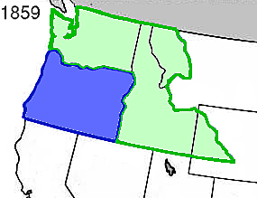 Division of the Oregon Territory