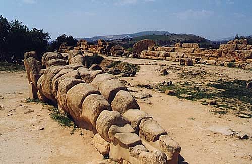 Construcción del Templo de Zeus Olímpico