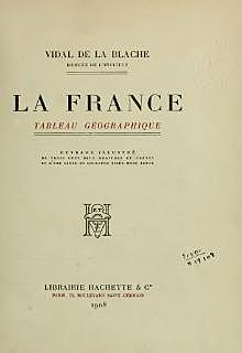 Tableau de la géographie de la France