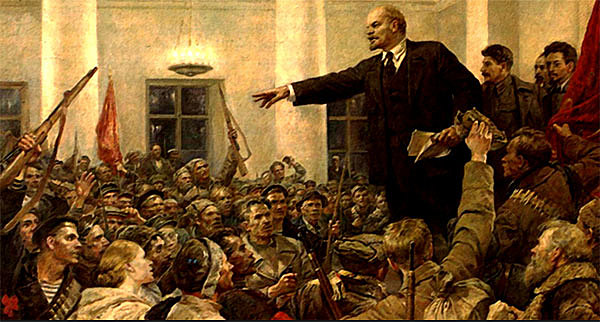 Revolução de Outubro de 1917 e primeiras ações do governo Lenin