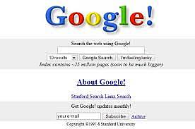 Hace su aparición Google.