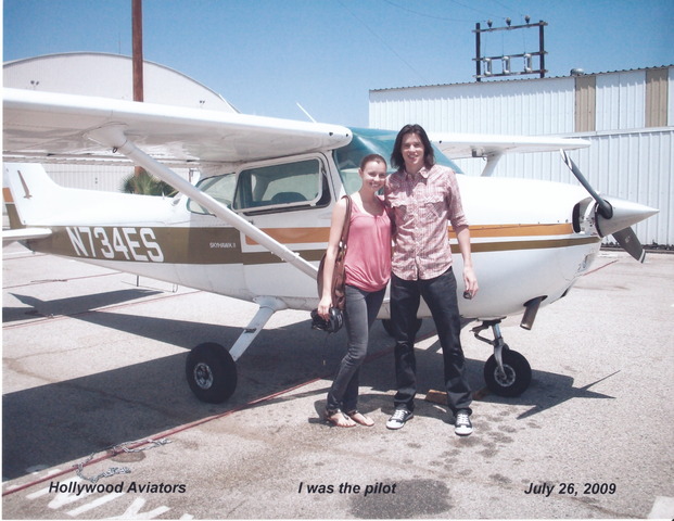 David takes his first flight