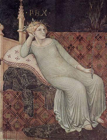 El Trecento o pintura italogótica / Ambrogio Lorenzetti: «Alegoría de la Paz»