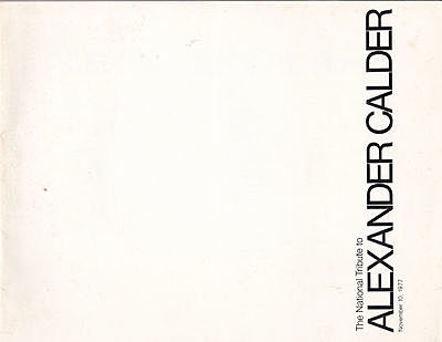 "The National Tribute to Alexander Calder"