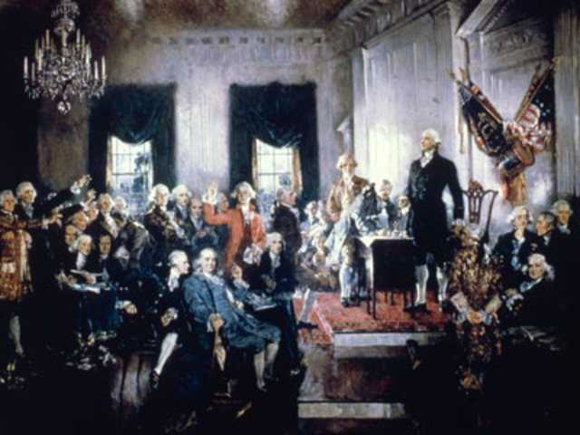 US Constitution Signed