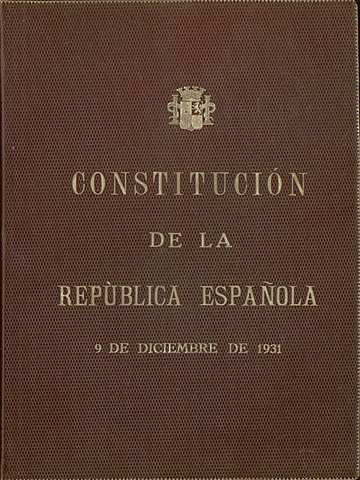 Constitució 1931