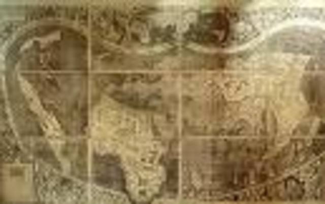 First Map of America is made