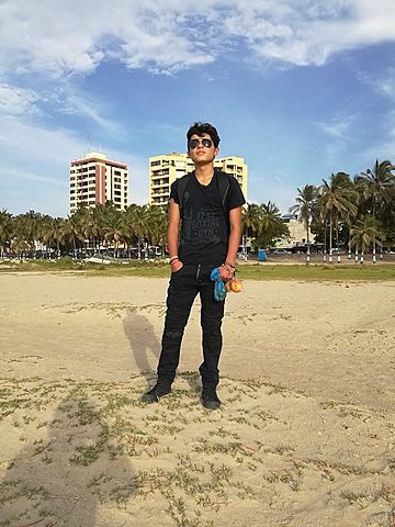 Un rato en la playa.