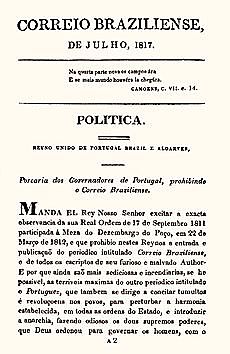 Surgimento de Imprensa no Brasil e Seus Primeiros Veículos