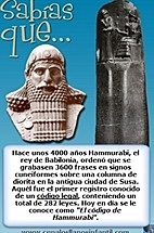 HAMMURABI ESTABLECIÓ EL IMPERIO BABILÓNICO.